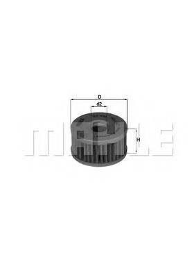 Масляний фільтр двигуна Mahle Original OX409 ціна, від 4.63 USD